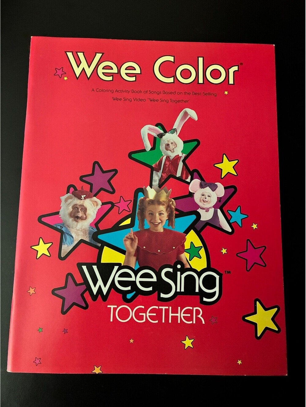 Wee Color Wee Sing Together Coloring Activity Book 1988 Price Stern Sloan